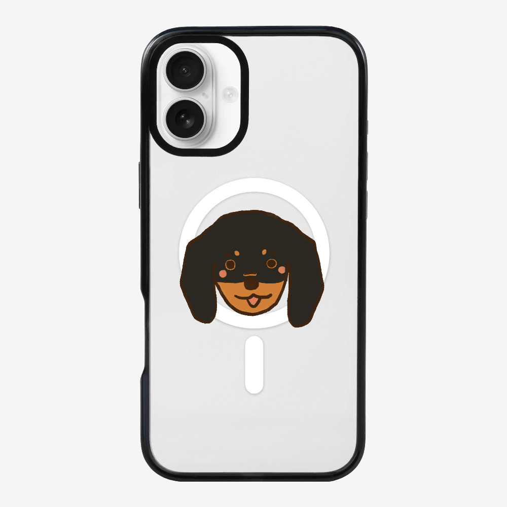 Germany Black Dachshund Phone Case