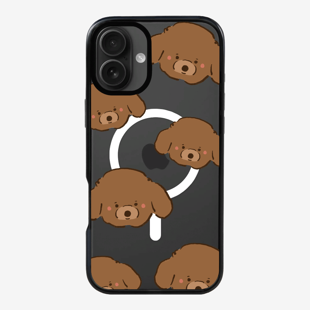 Brown Poodle Wonderland Phone Case