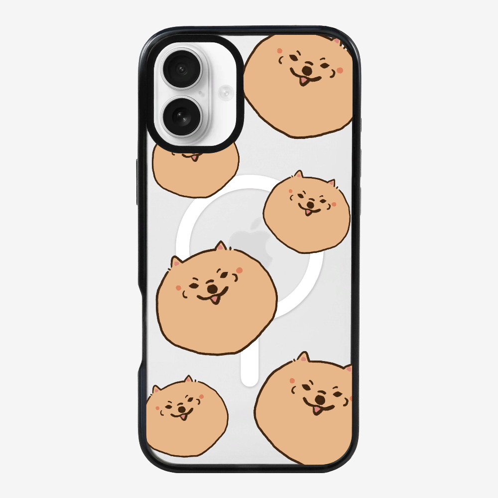 Brown Pomeranian Wonderland Phone Case