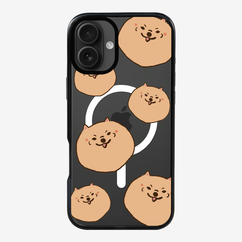 Brown Pomeranian Wonderland Phone Case