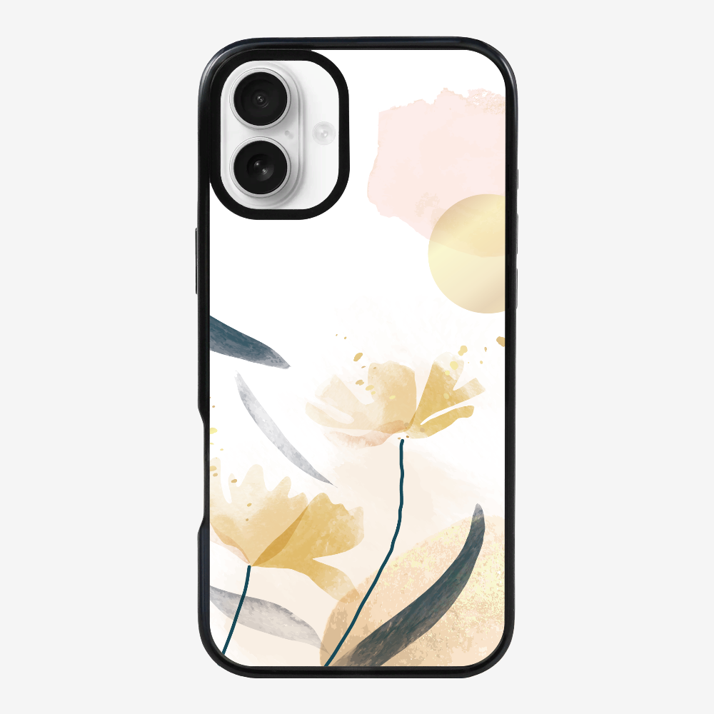 Golden Spring Floral Phone Case