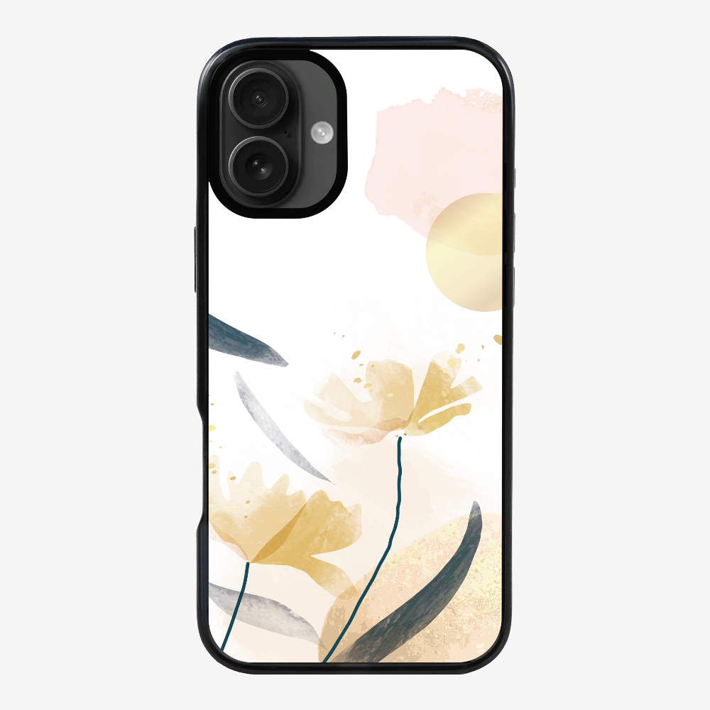 Golden Spring Floral Phone Case
