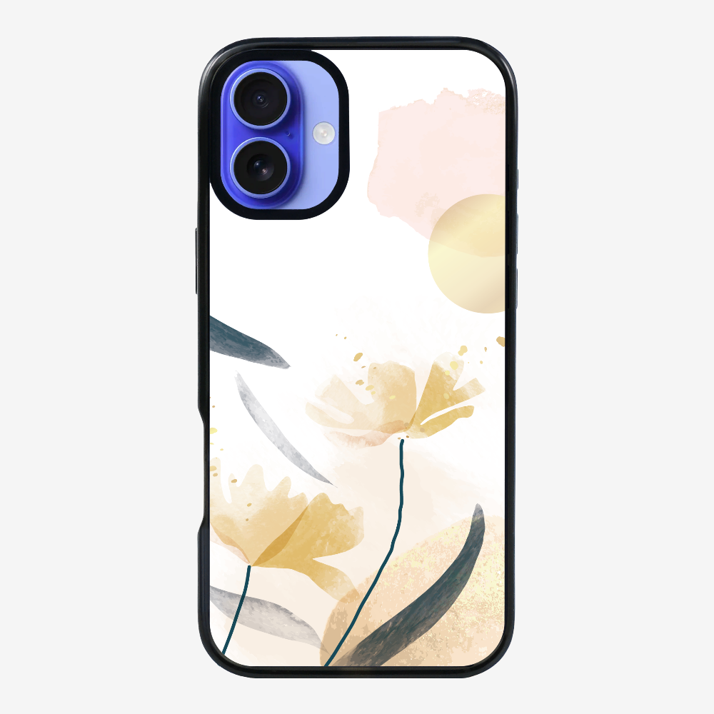 Golden Spring Floral Phone Case