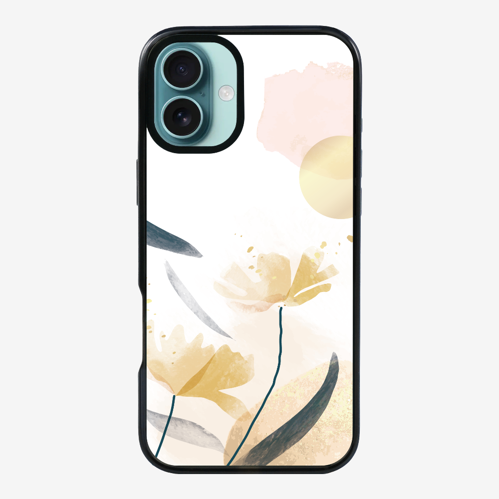Golden Spring Floral Phone Case