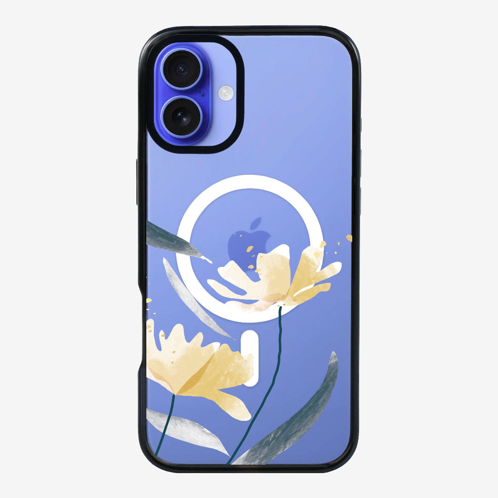 Golden Spring Floral (Transparent) Phone Case