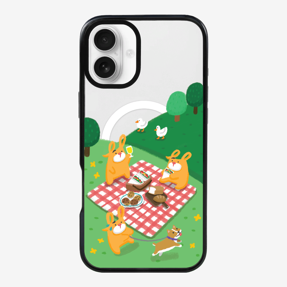 Bear Go Picnic Phone Case