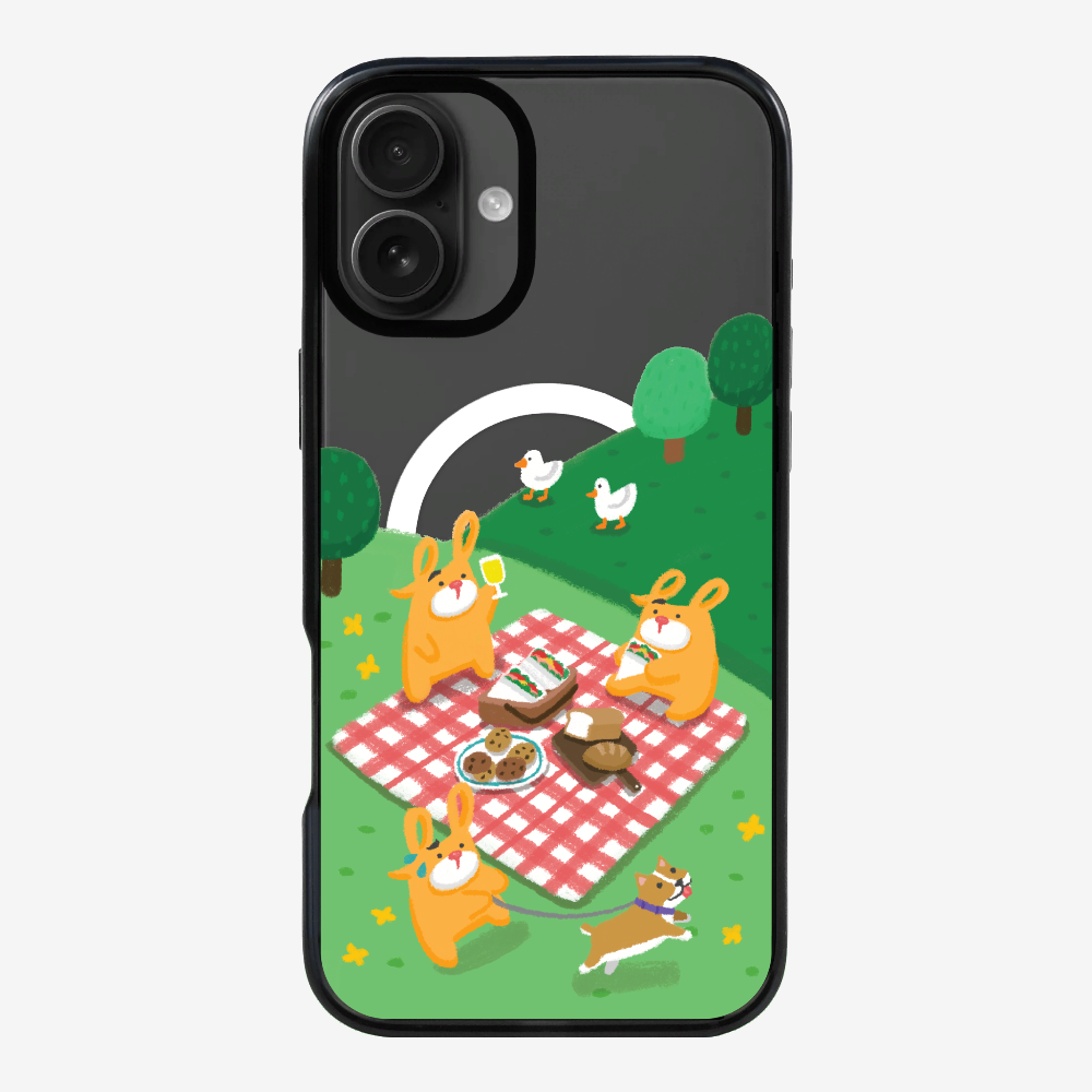 Bear Go Picnic Phone Case