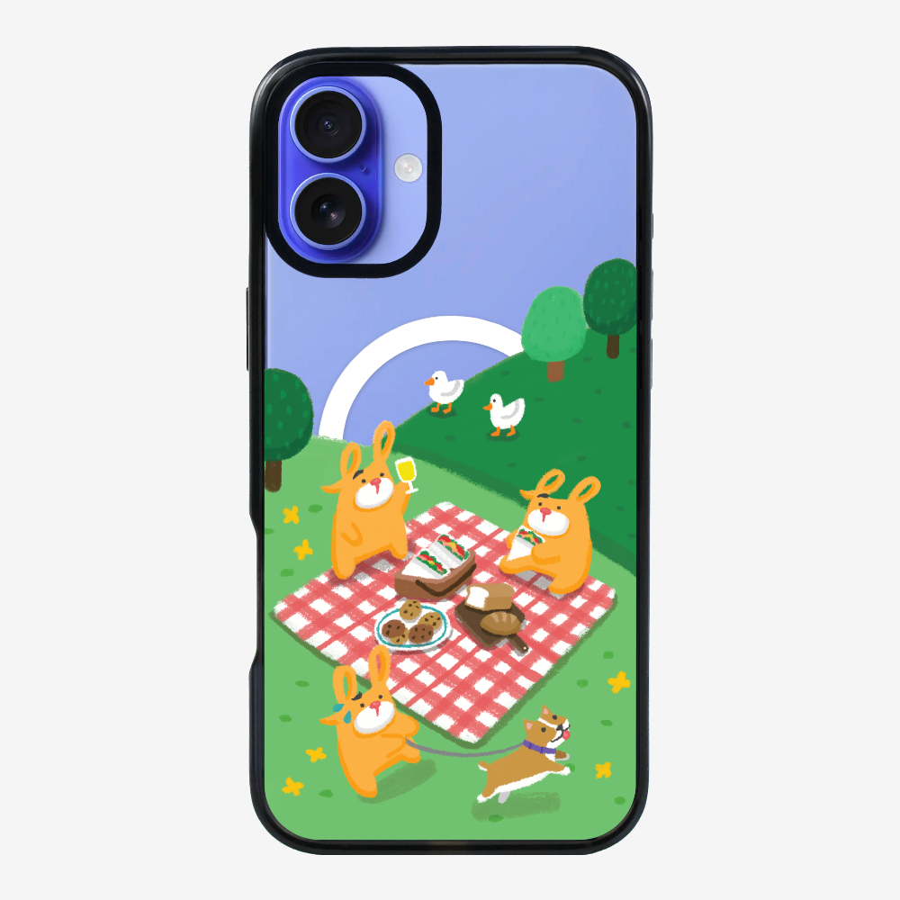 Bear Go Picnic Phone Case