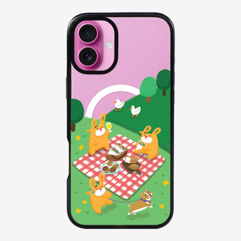 Bear Go Picnic Phone Case
