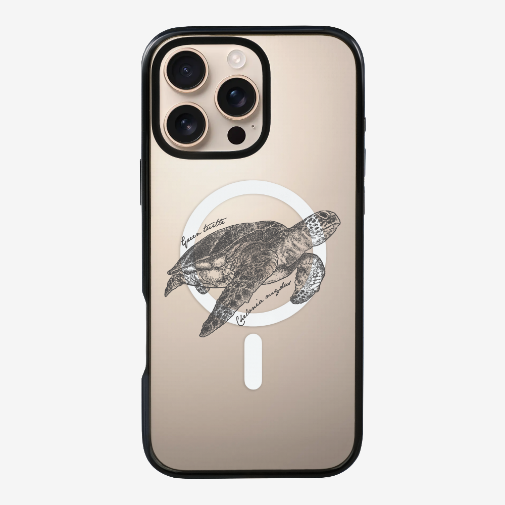 Green Turtle (Chelonia mydas) Phone Case