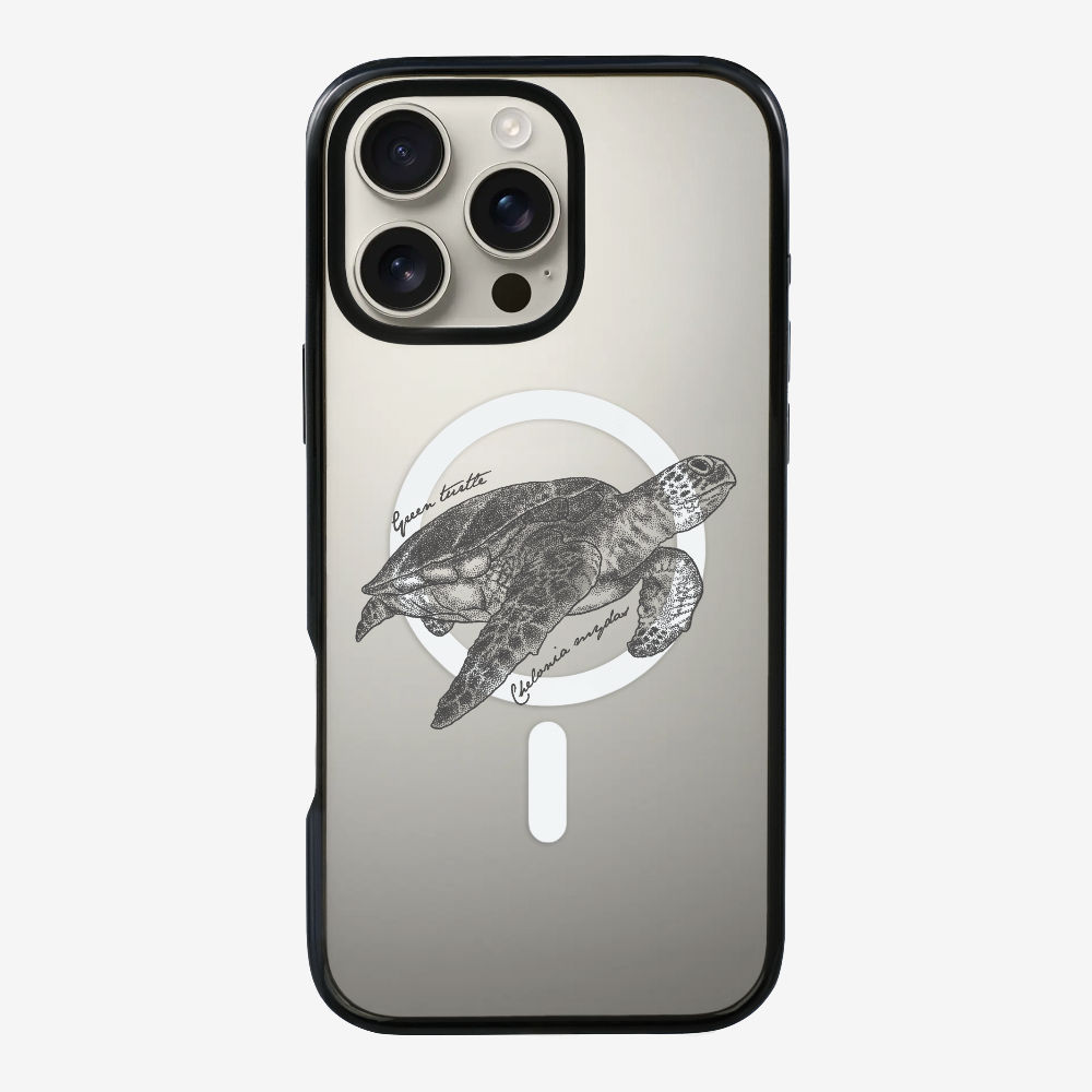 Green Turtle (Chelonia mydas) Phone Case