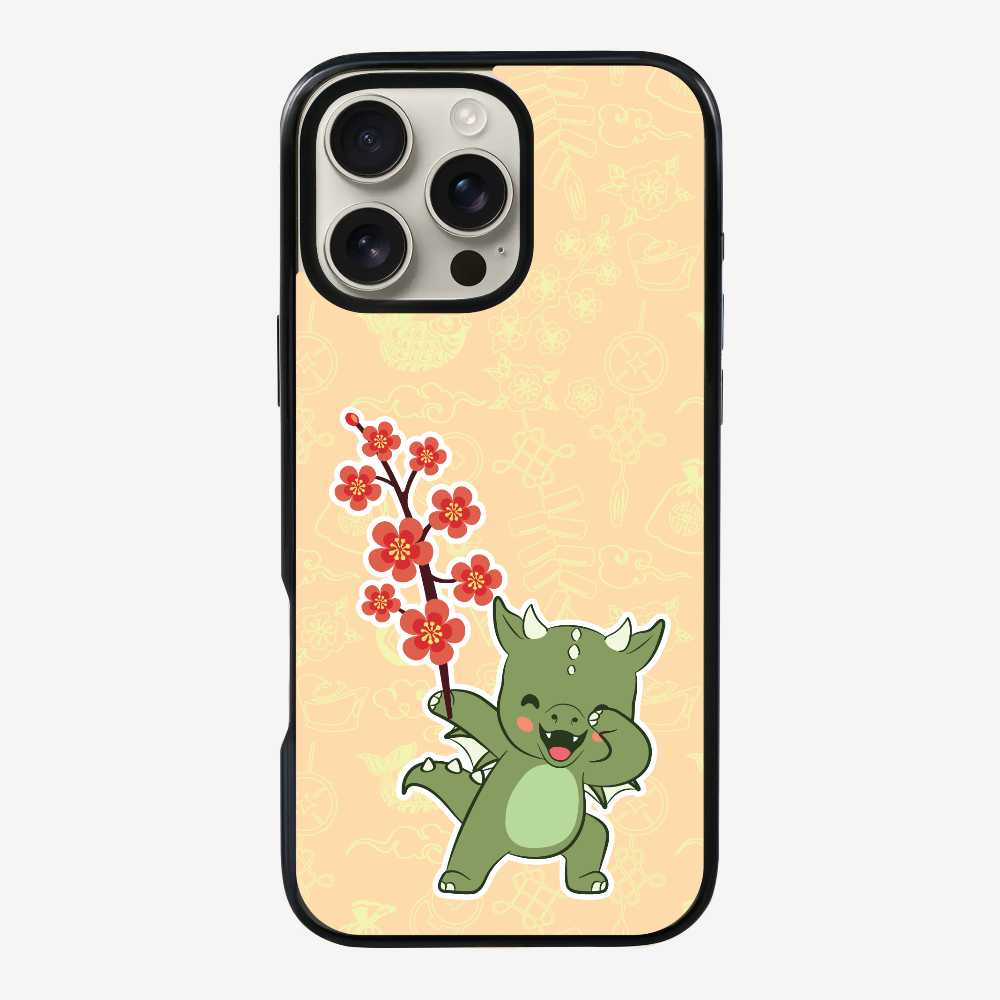 Anthony Peach Blossom Dragon Phone Case