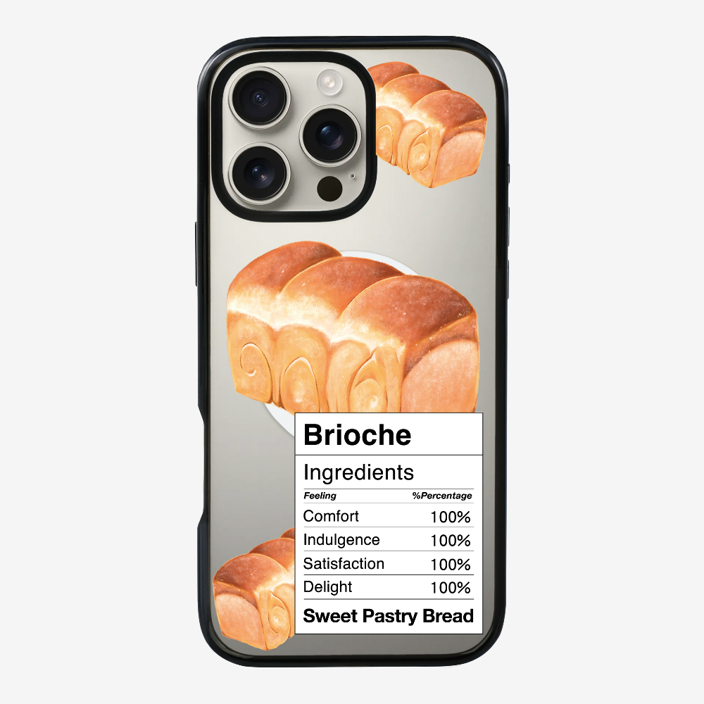 Brioche Bread Recipe Ingredients Phone Case