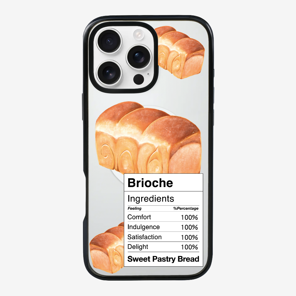 Brioche Bread Recipe Ingredients Phone Case
