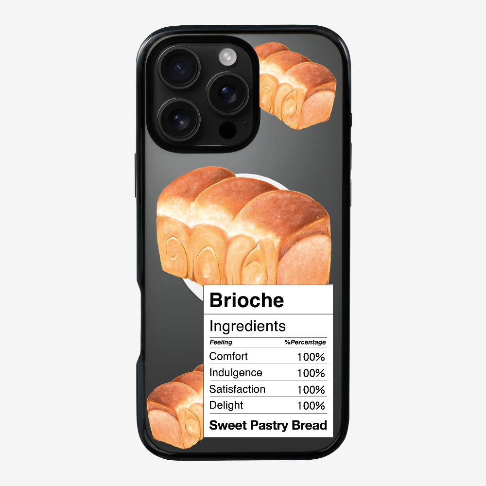 Brioche Bread Recipe Ingredients Phone Case