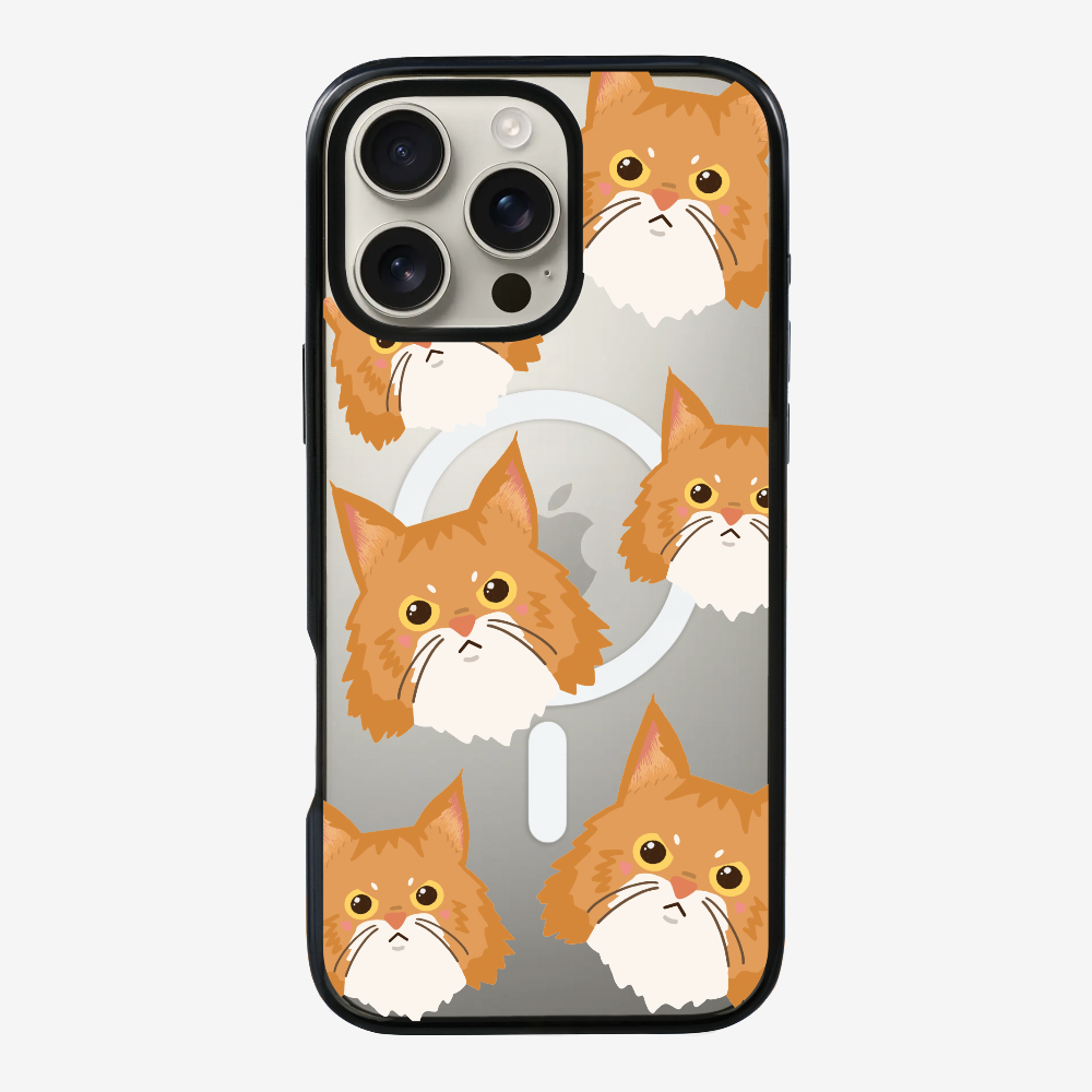 Maine Coon Cat Selfie Phone Case