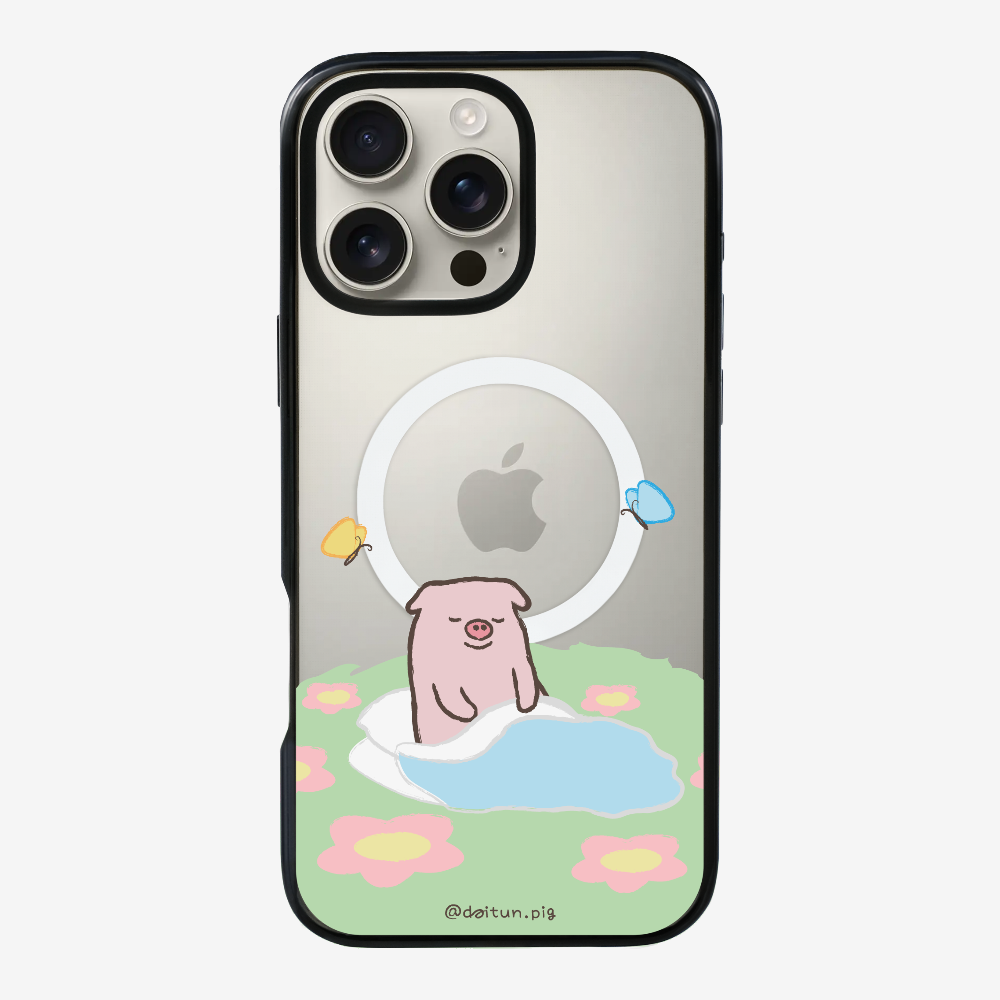 Daitun Pig by the Green Pastures Phone Case
