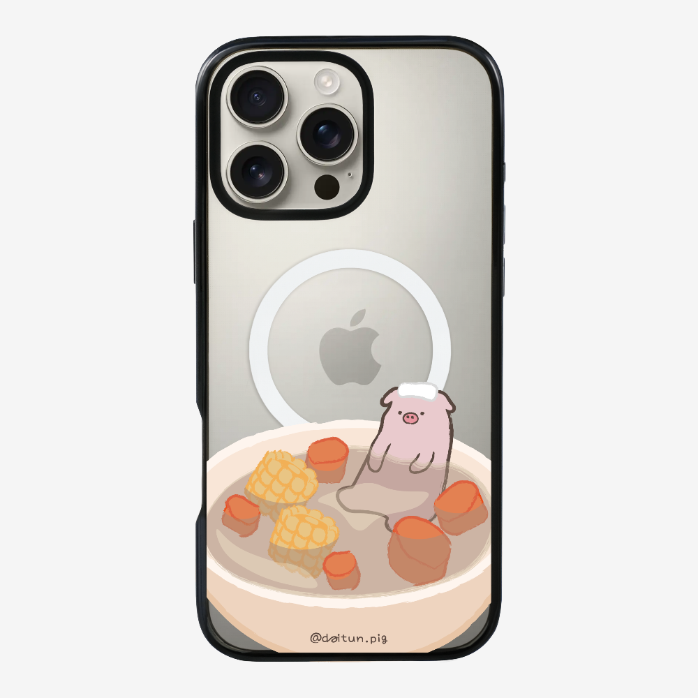 Corn and Carrot Daitun Pig Soup Phone Case