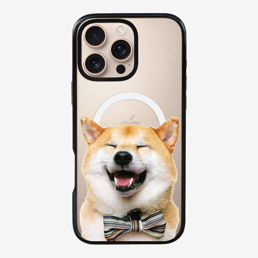笑瞇瞇柴犬 (透明)保護殼