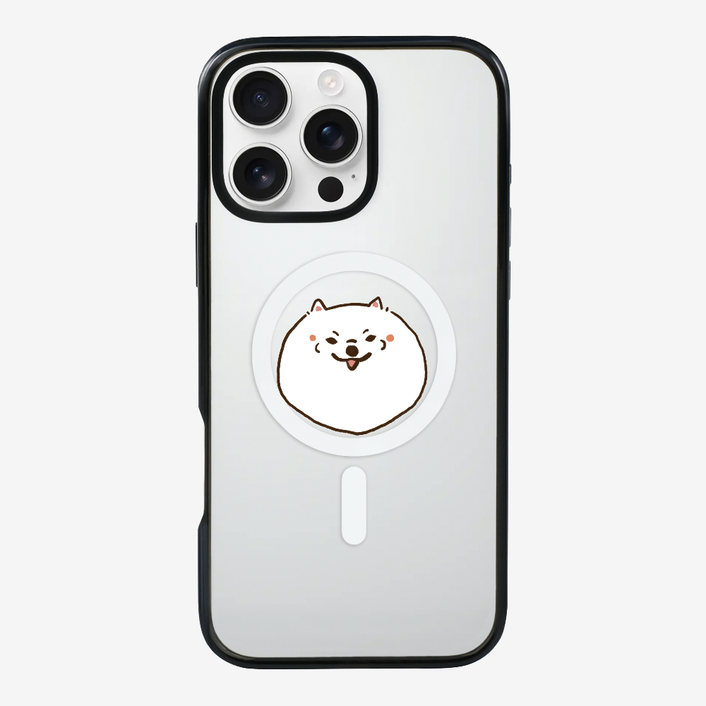 Germany White Pomeranian Phone Case