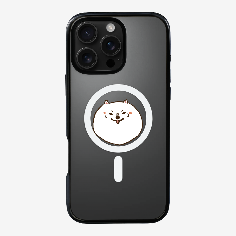 Germany White Pomeranian Phone Case