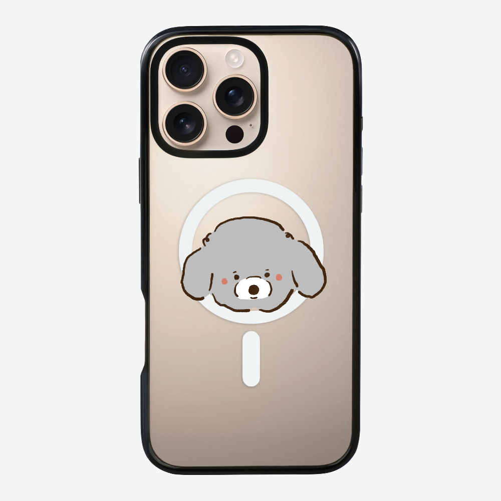Germany Grey Poodle Phone Case
