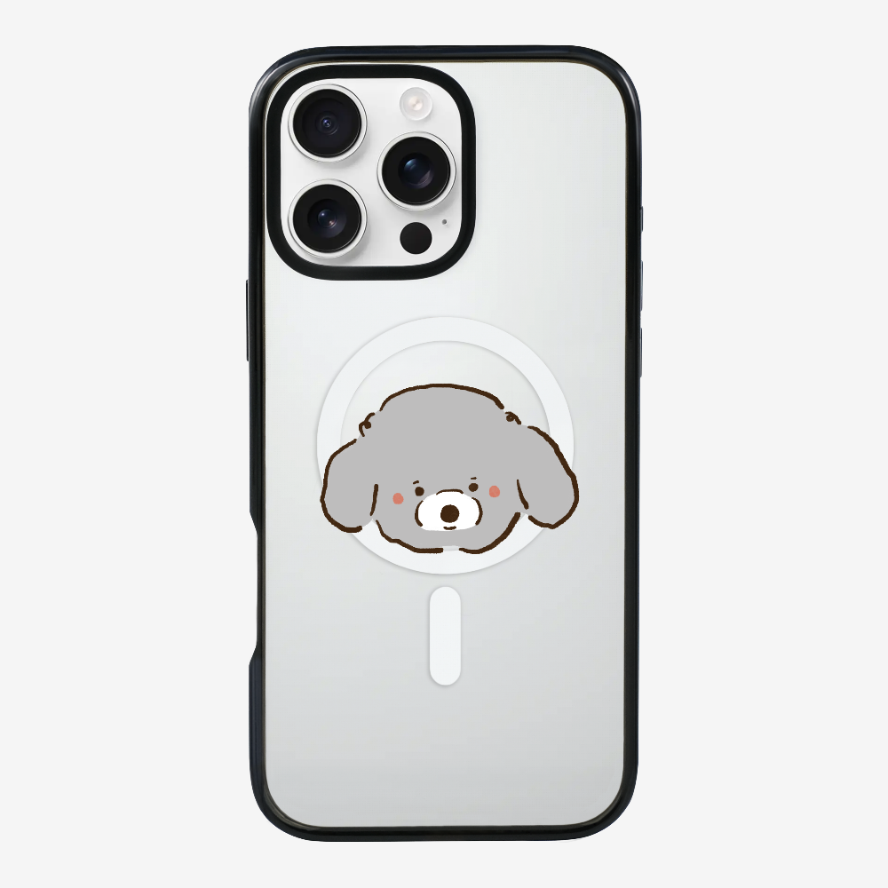 Germany Grey Poodle Phone Case
