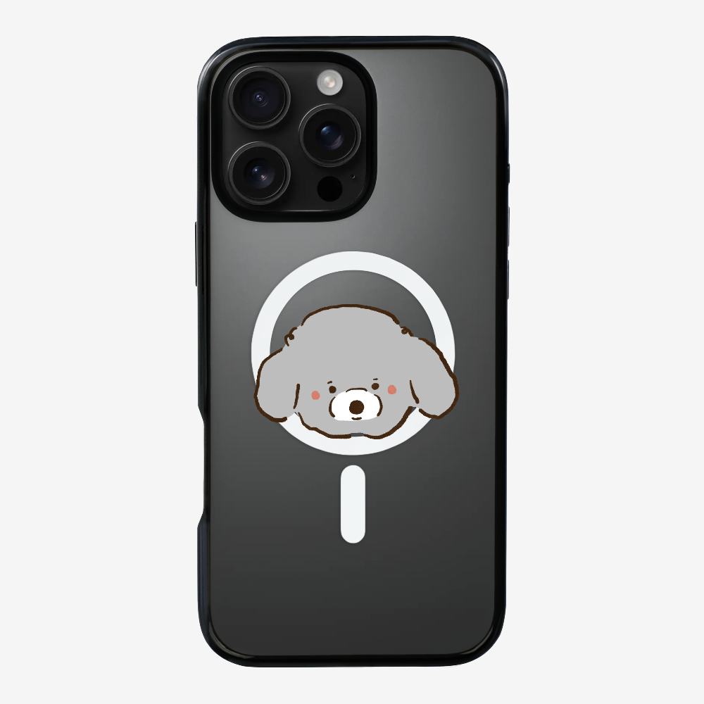 Germany Grey Poodle Phone Case
