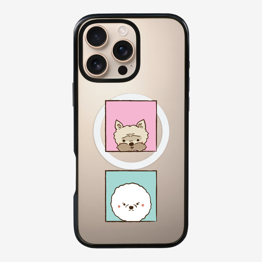 Terrier and Bichon Phone Case