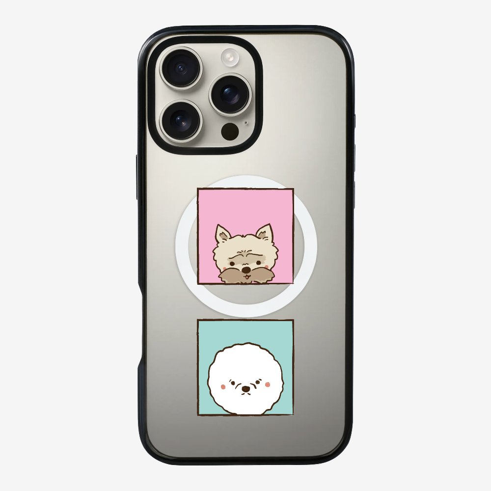 Terrier and Bichon Phone Case