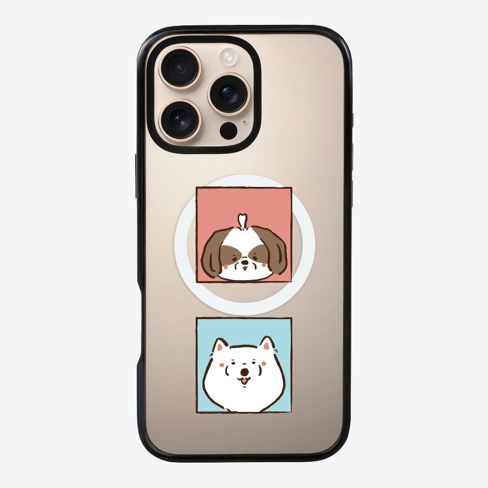 Apso and Samoyed Phone Case