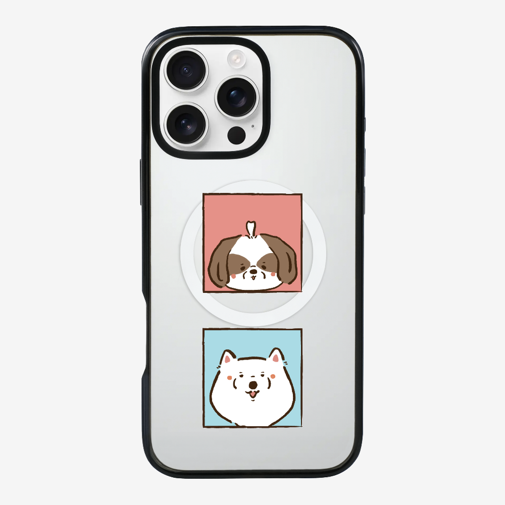 Apso and Samoyed Phone Case