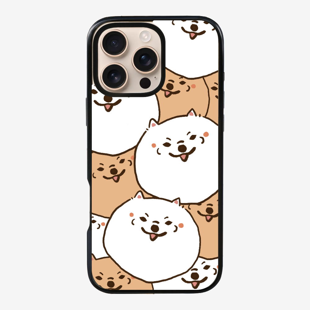 Crowded Pomeranian Phone Case