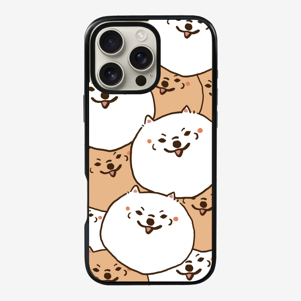 Crowded Pomeranian Phone Case