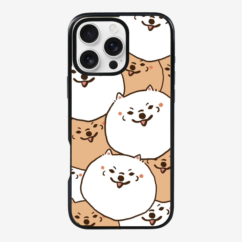 Crowded Pomeranian Phone Case