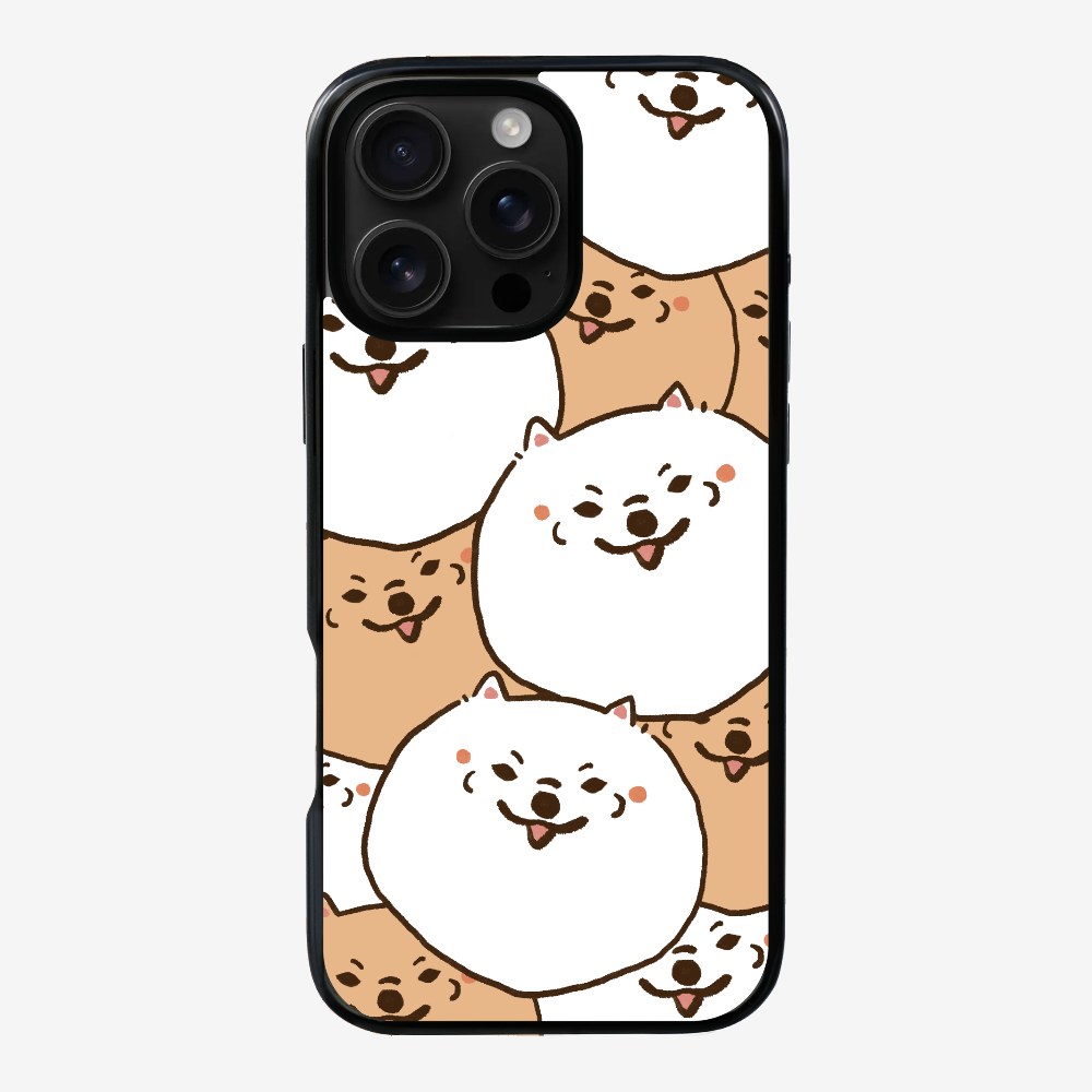 Crowded Pomeranian Phone Case