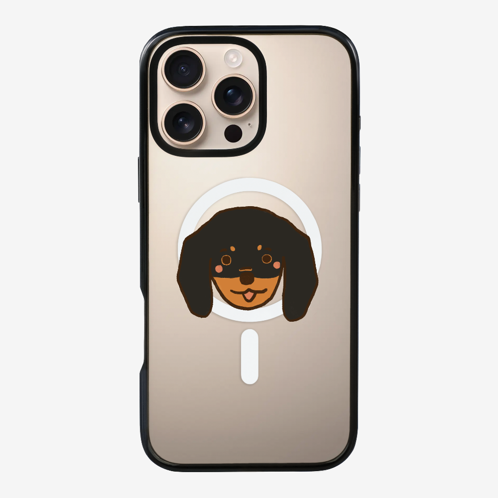 Germany Black Dachshund Phone Case