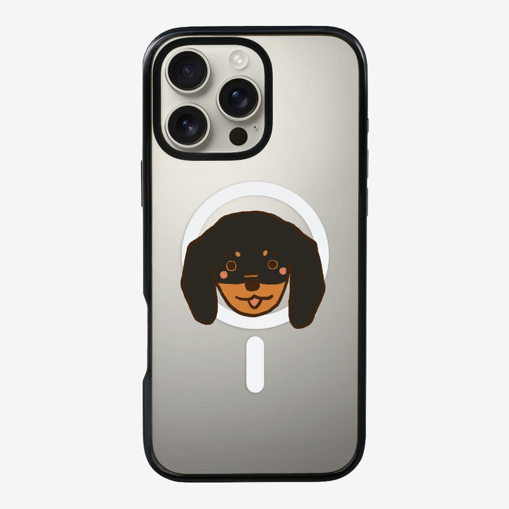 Germany Black Dachshund Phone Case