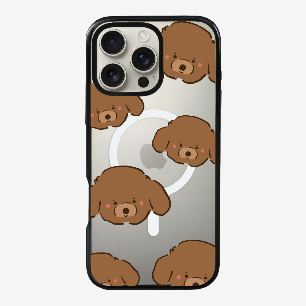 Brown Poodle Wonderland Phone Case
