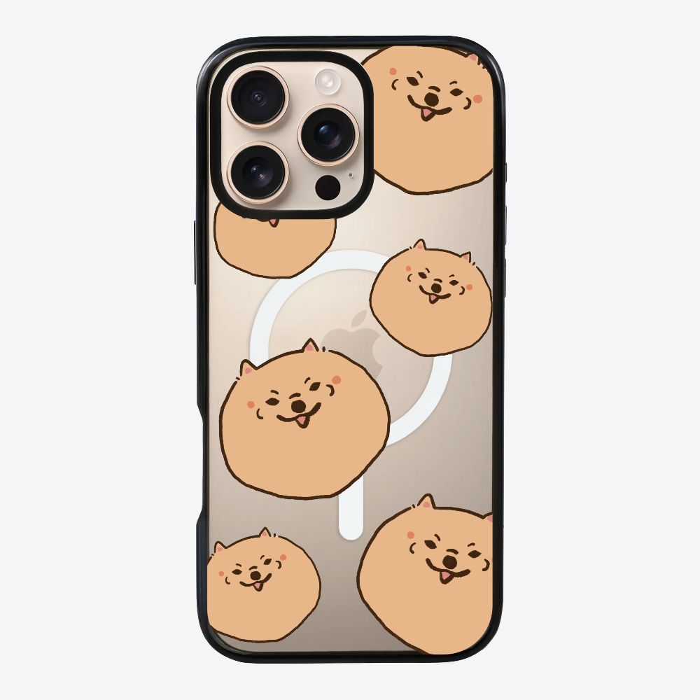 Brown Pomeranian Wonderland Phone Case