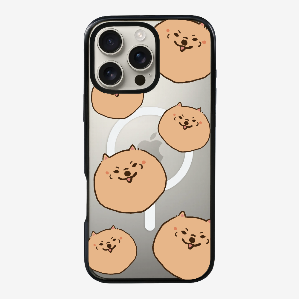 Brown Pomeranian Wonderland Phone Case