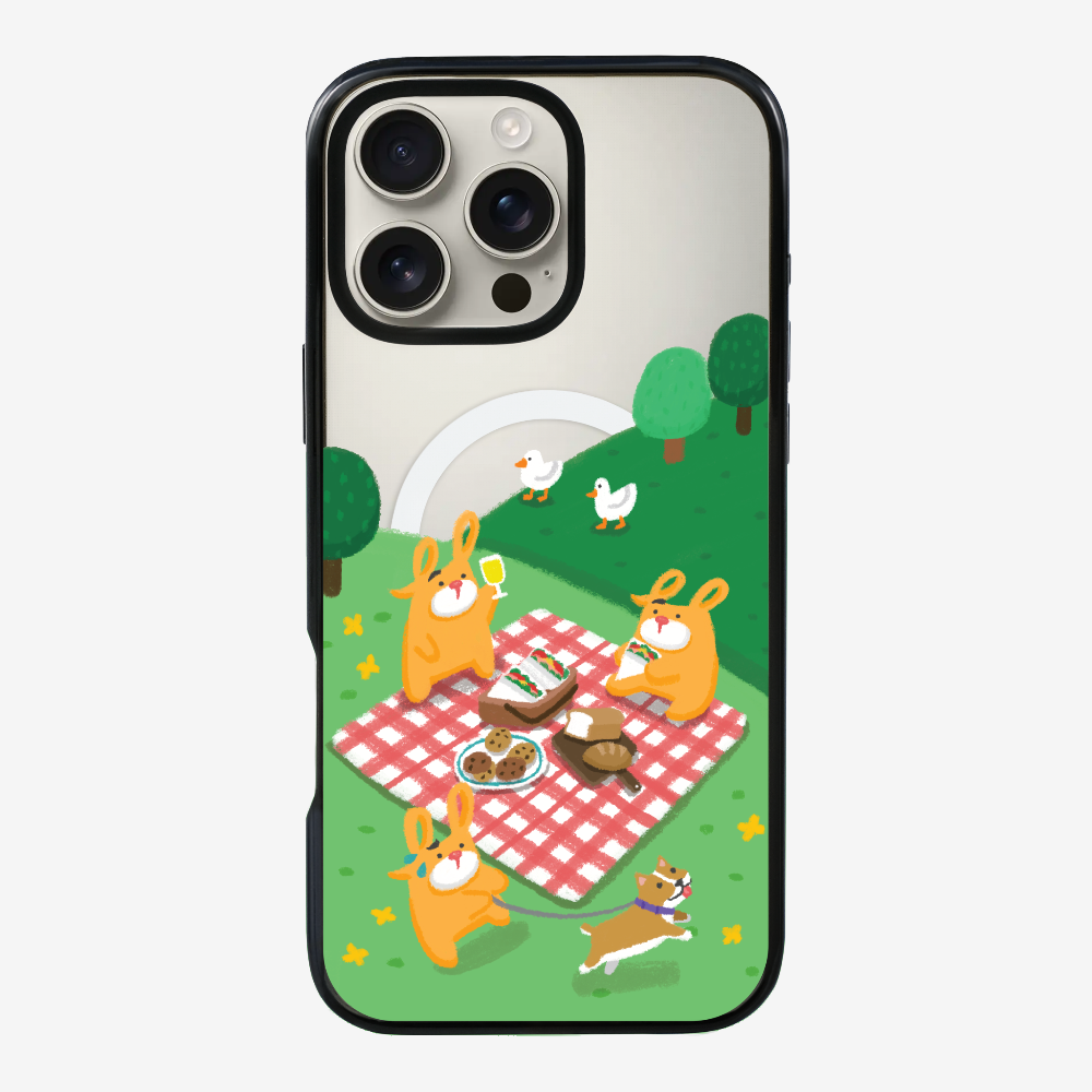 Bear Go Picnic Phone Case