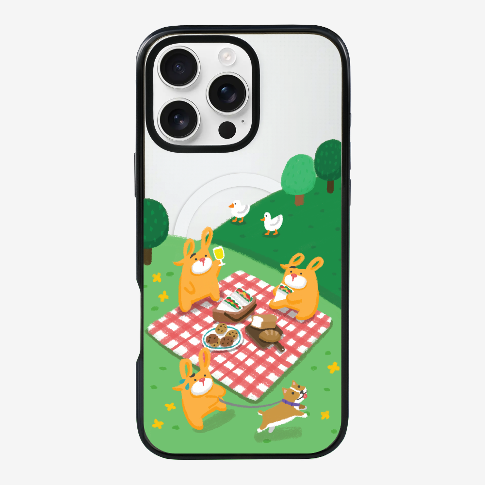 Bear Go Picnic Phone Case