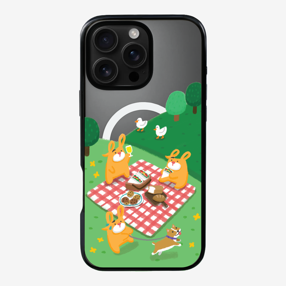 Bear Go Picnic Phone Case