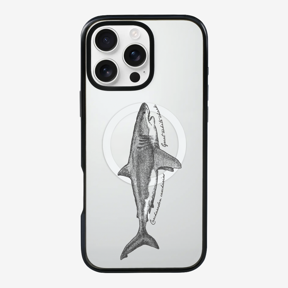 Great White Shark (Carcharodon carcharias) Phone Case