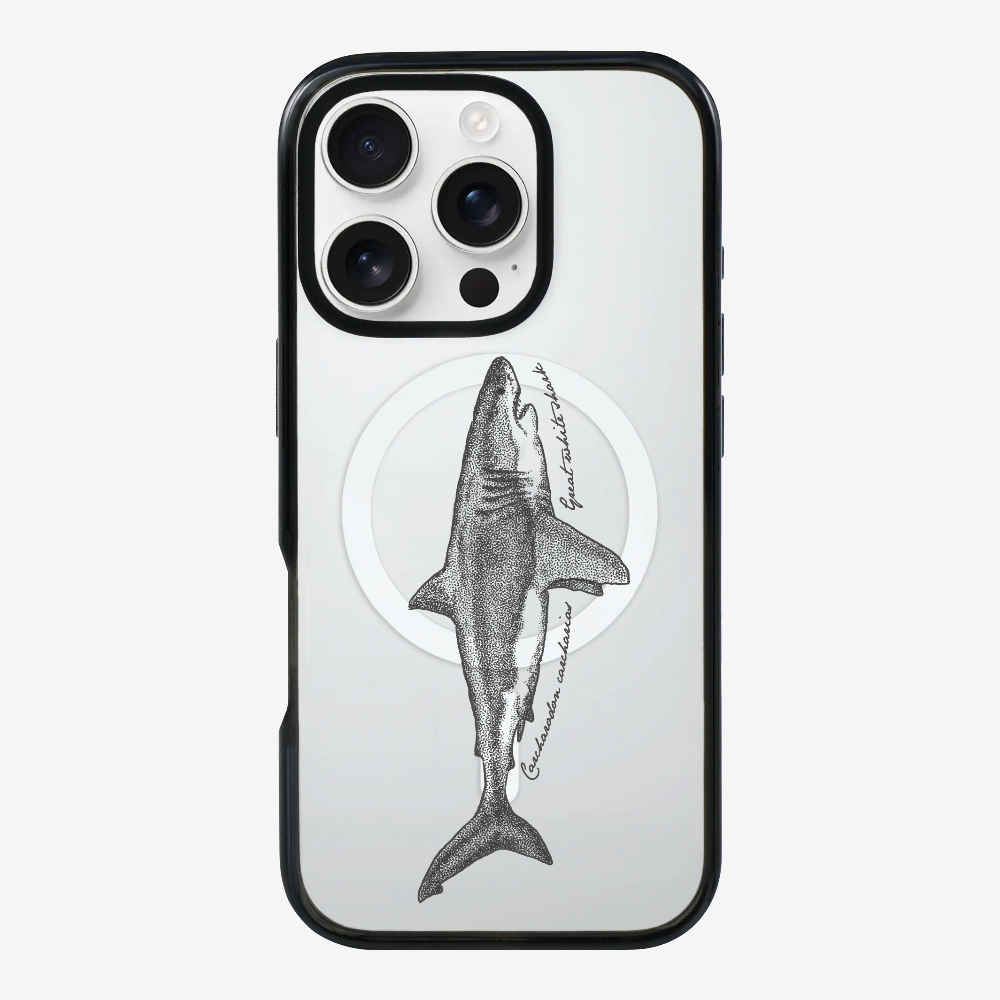 Great White Shark (Carcharodon carcharias) Phone Case