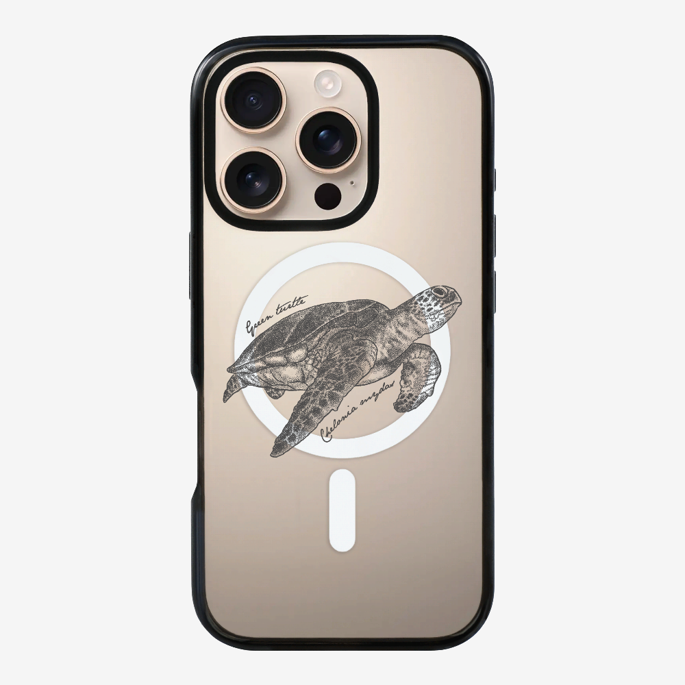 Green Turtle (Chelonia mydas) Phone Case