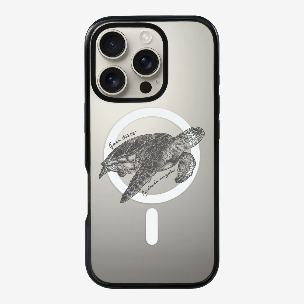 Green Turtle (Chelonia mydas) Phone Case