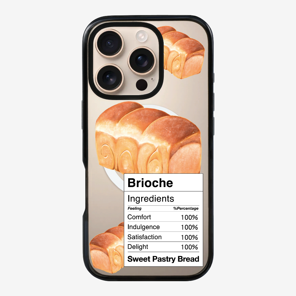 Brioche Bread Recipe Ingredients Phone Case