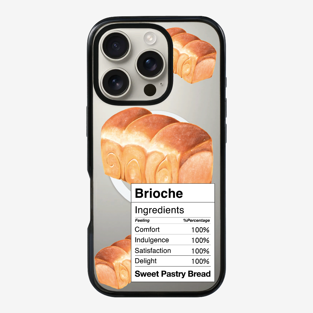 Brioche Bread Recipe Ingredients Phone Case